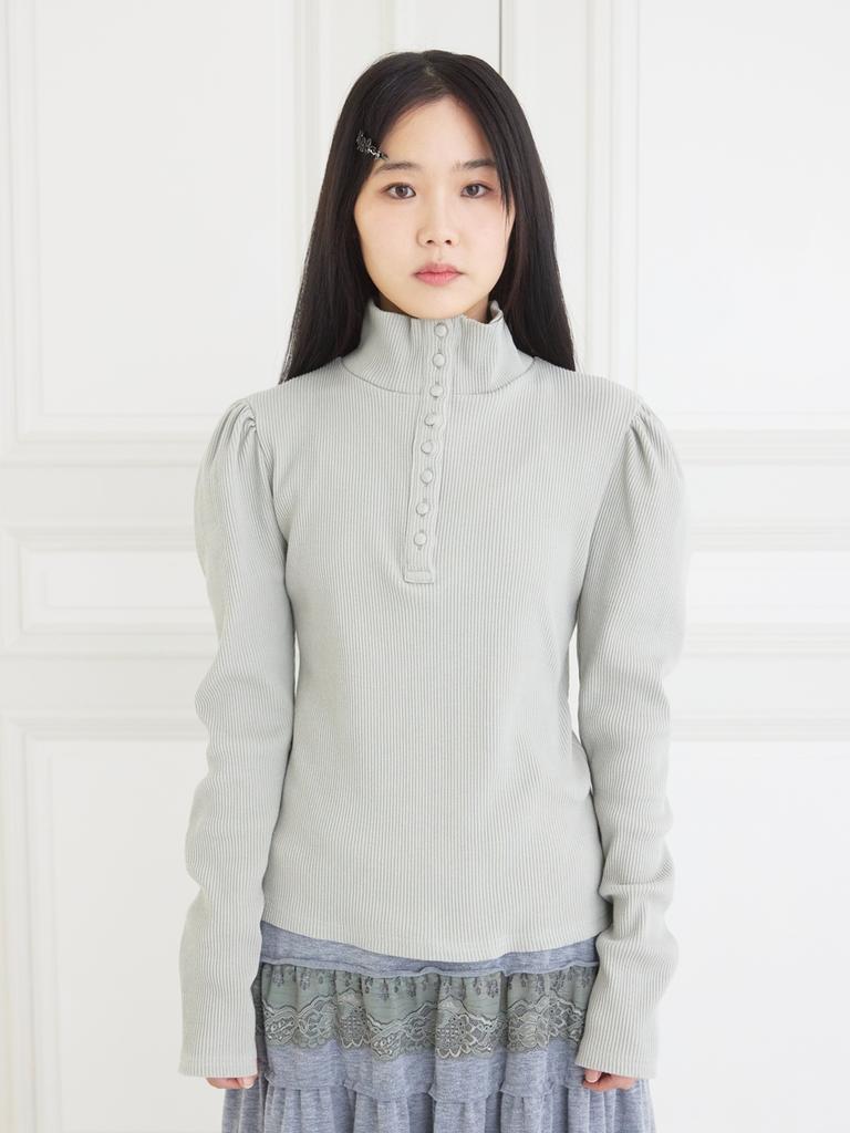 COLOCYNTH Alice Button Top Pistachio