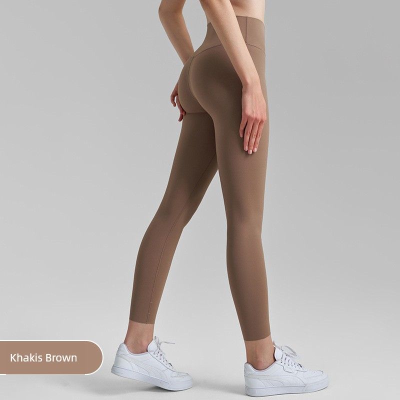 

Thin Bra Beauty Back Comfortable Workout Underwear Yoga Khakis Brown Pants S