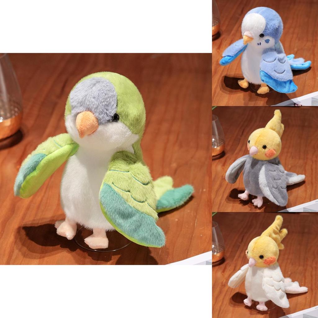 Cute Realistic Parrot Hand Puppet Plush Toy For Kids Interactive Gift Experience