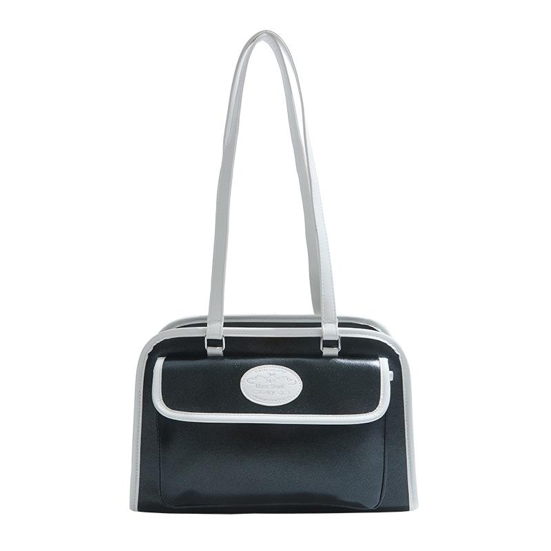 Handbag Bag Women's New Fashionable Retro Small Square Bag Texture Popular Double Shoulder Messenger Bag