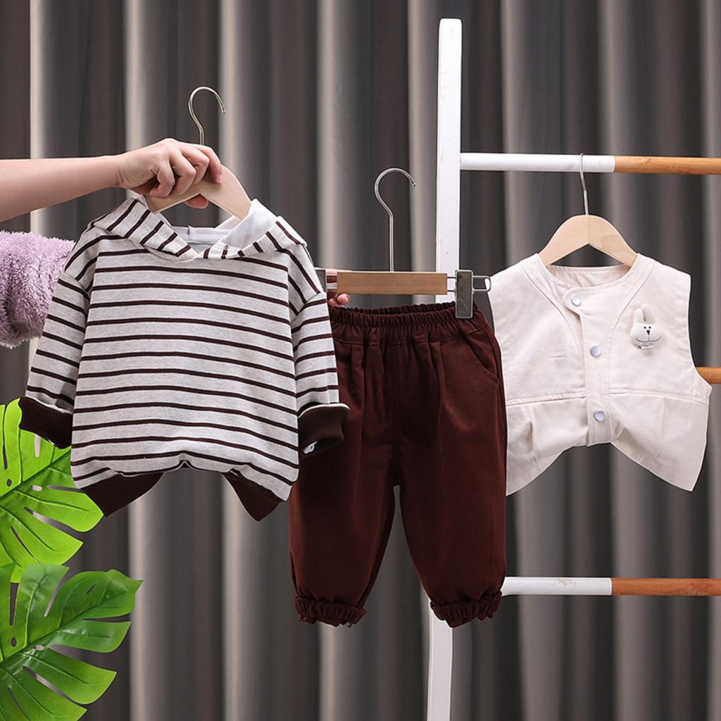 Kinder Freizeit Langarm Set, Bequeme Alltagsoutfits