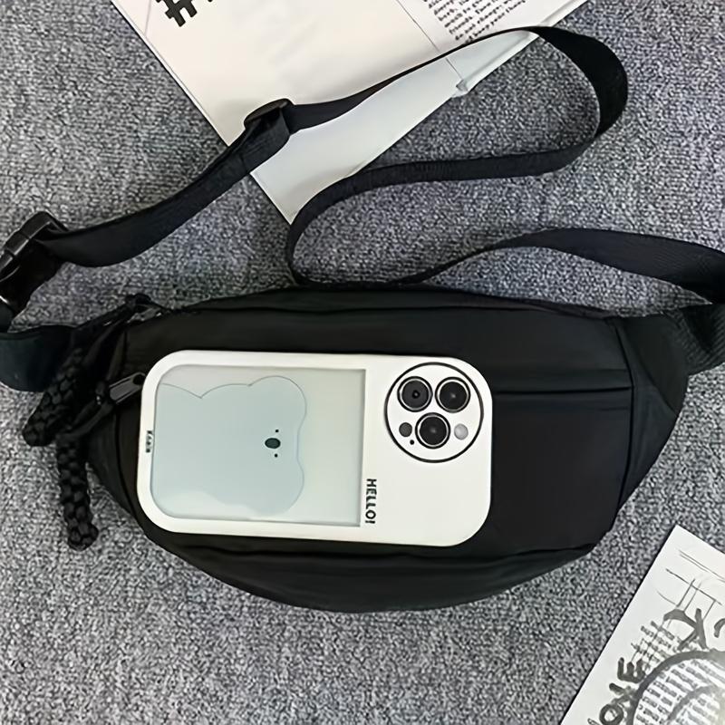 Unisex Casual Waist Bag, Trendy Crossbody Bag for Both Men And Women, Sports Chest Bag