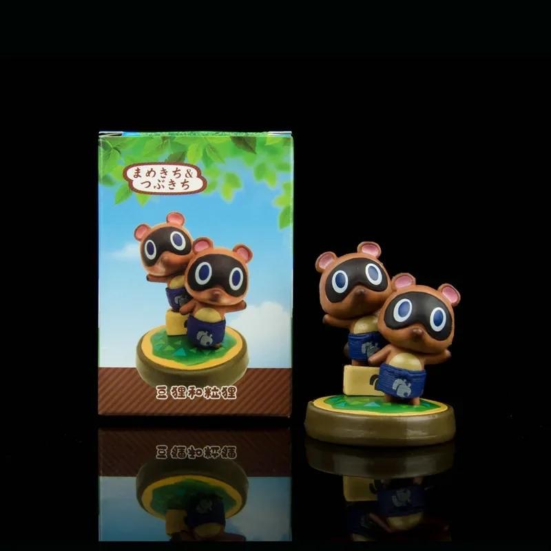 

Animal Crossing Anime Figure Tom Nook Isabelle KK Timmy Tommy Action Figure Model Dolls Car Ornament Cake Decoration Kids Toys no box