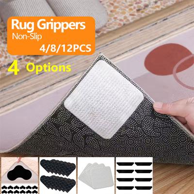Teppich Rutschfeste Aufkleber Fixierte Aufkleber Boden Teppich Matte Klebeband Greifer Eckpolster Wiederverwendbar Waschbar Anti Curling Teppich Patch Werkzeug