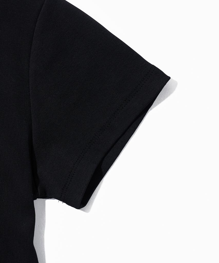 YOUHEE Heart Wing Graphic T-Shirt_Black