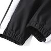 2 Pcs/Set Spring Coat Pants Set Drawstring Hooded Elastic Waist Contrast Color Zipper Warm Young Style Pockets Coat Trousers Suit Jogging Clothes