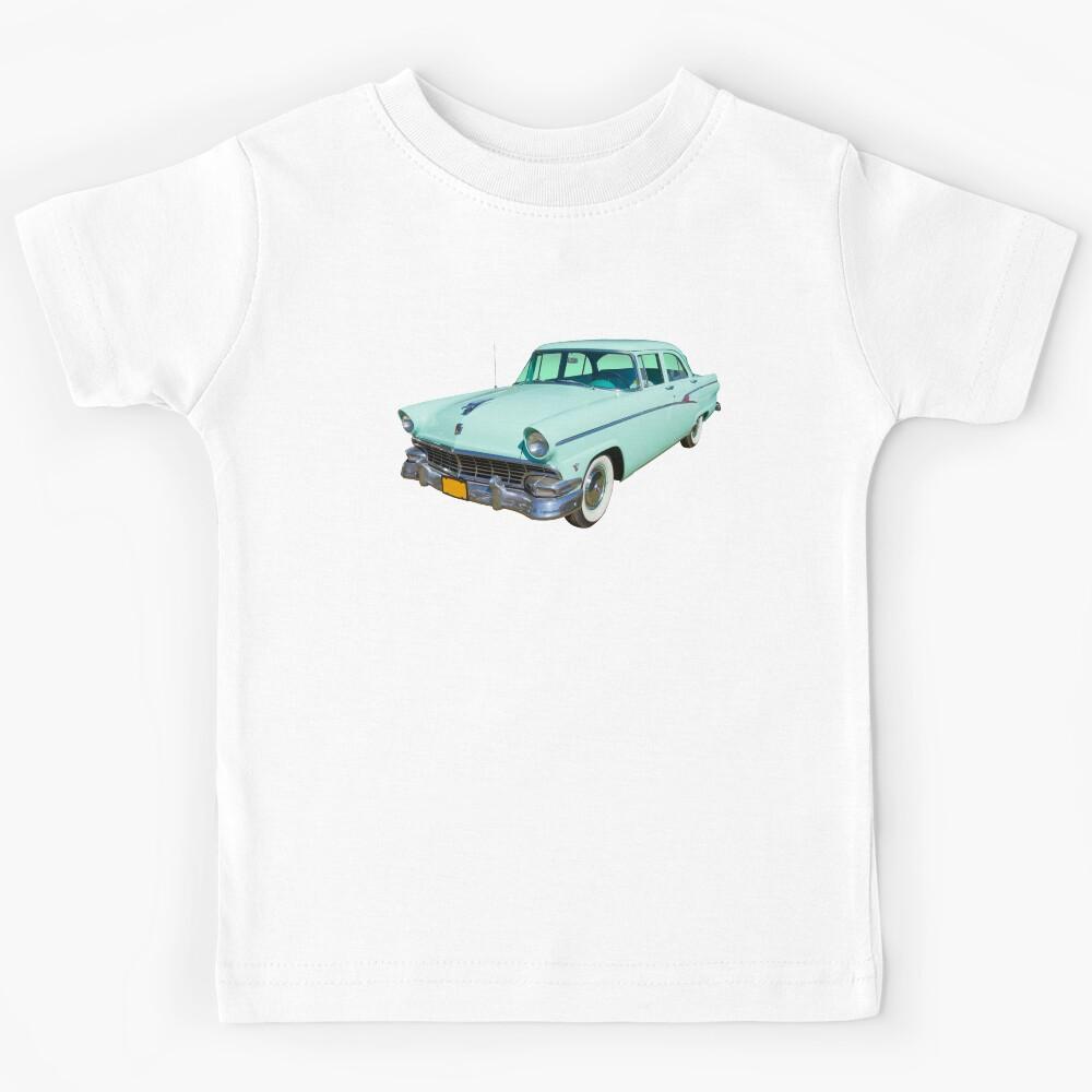 1956 Ford Custom Line Antique Car Kids T-Shirt 160