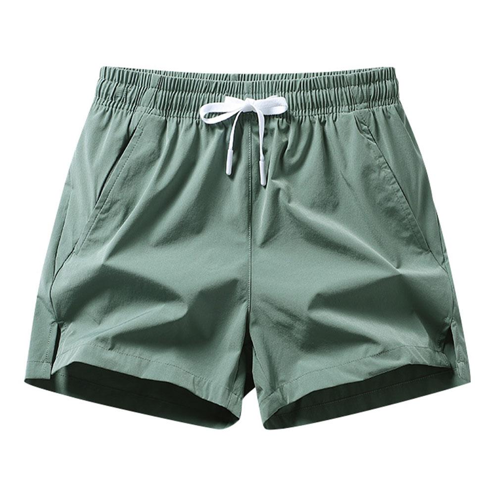 

Спортивные штаны мужские Ice Silk быстросохнущие шорты для бега летние эластичные баскетбольные штаны для фитнеса XL зелёный