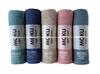 Kontex MOKU Face Towels <59074-90> Set of 5 (Blue-Green, Navy, Gray, Pink, Turquoise)