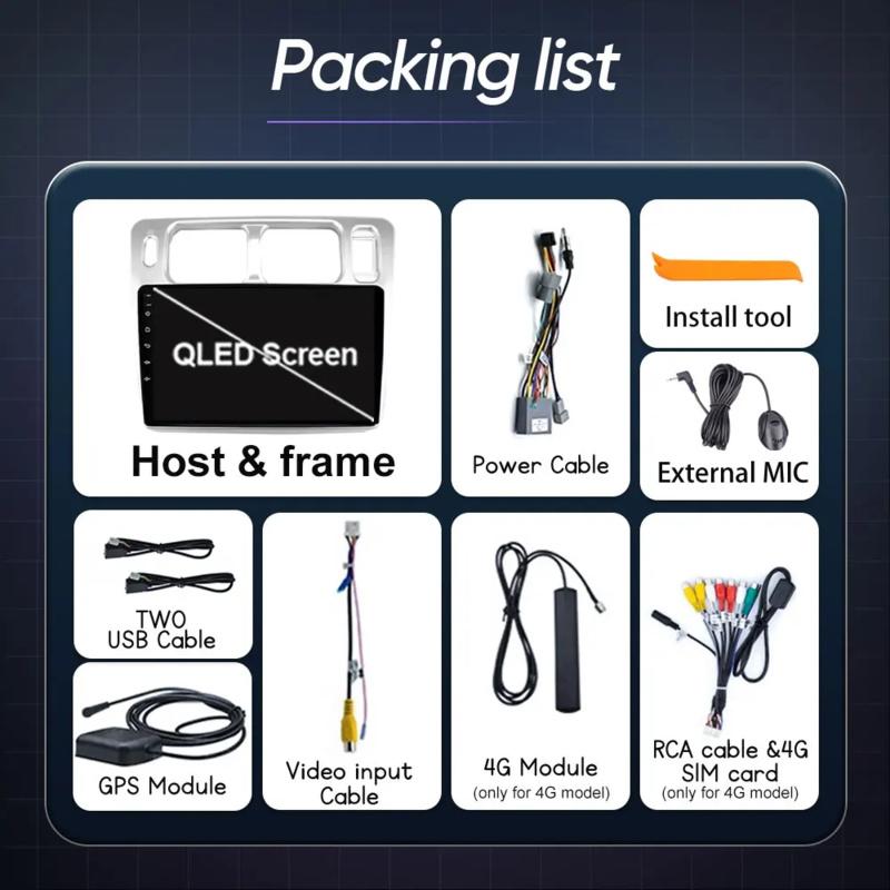 Android 14 For Mitsubishi Pajero iO 1998 - 2007 Car Radio Player Carplay GPS Navigation Android Auto Stereo 5G WiFi BT No 2din