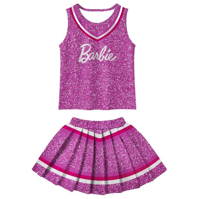 Barbie Film Fialové Polyesterové Vlákno Cosplay Šaty Pro Děti Velikosti)