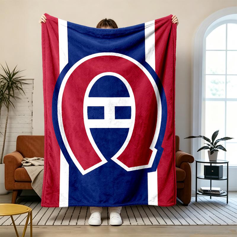 Montreal Canadiens Soft and comfortable flannel Suitable for sofas living rooms outdoor camping travel and also makes a great anniversary gift