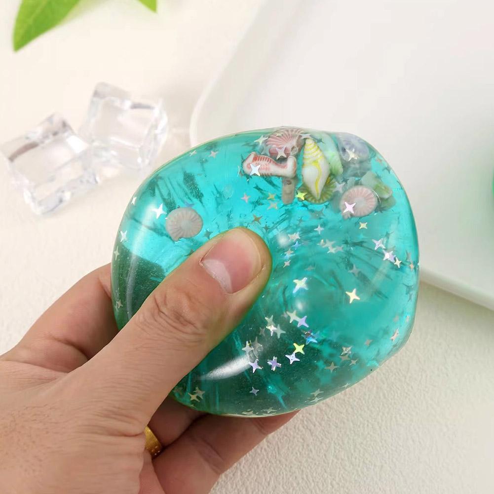 Volwassenen Squishy Oceaan Blokken Stressballen Langzame Stijging Squishy Speelgoed Autisme Sensorisch Speelgoed Stress Angst Verlichting Fidget Speelgoed Cadeaus Bulk
