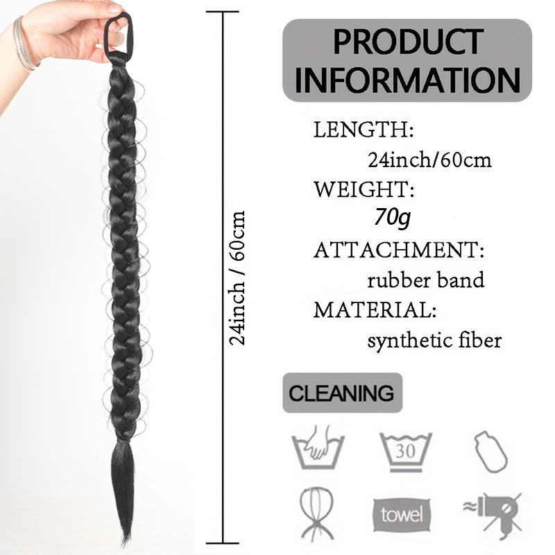 Peruka warkocz dziewczyna kucyk warkocz smażone ciasto twists długi warkocz kucyk peruka