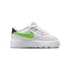 Nike Force 1 Low EasyOn TD Białe Zielone Uderzenie Dziecięce Sneakersy Czarne FN0236-106