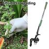 Stand Up Weed Puller Hand Weeding Tool with 4-Claw Steel Head Detachable Handle No Kneeling Garden Weed Remover for Dandelions Clover Lawns