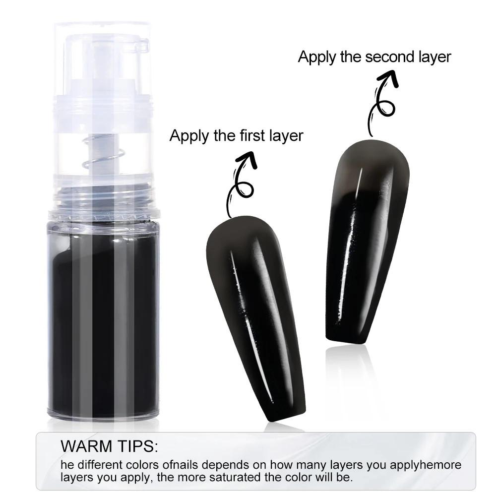 12 Colors Quick Ombre Spray Acrylic Powder for Nails Neon Gradient Pastel with Amazing Effect Professional Nail Dip Powder