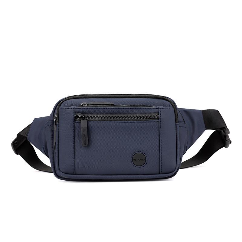 New Fashion Men's Waist Bag Waterproof Nylon Chest Pack for Cycling Outdoor Travel Casual Sports Sling Shoulder Bag