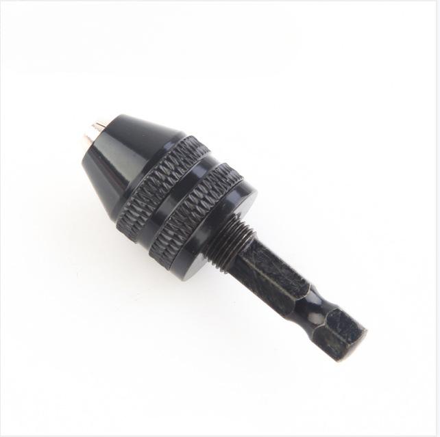 1 ADET Mini Anahtarsız Matkap Mandreni 0.3-6.5mm Kendiliğinden Sıkılan Elektrikli Matkap Uçları Pens Tutucu Aletler 1/4" Altıgen Sap Hızlı Değişim Dönüştürücü