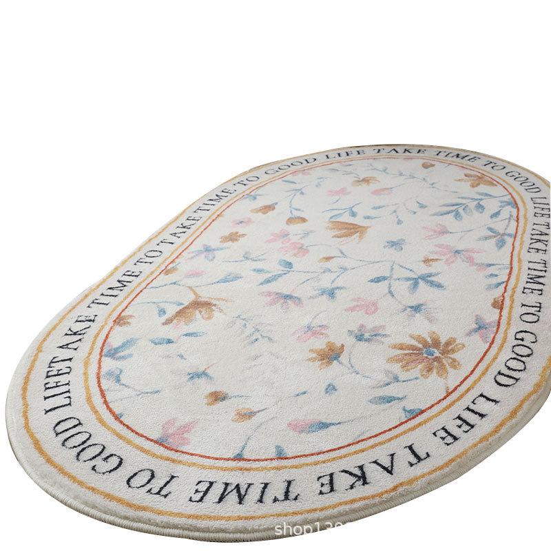 Modern Minimalist Bedside Carpet Bedroom Long Bedside Carpet Living Room Floor Mat Bedside Carpet