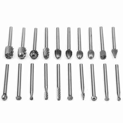 Utensile elettrico - 20 pezzi punte da trapano set di utensili frese rotanti acciaio rapido kit per intaglio del legno