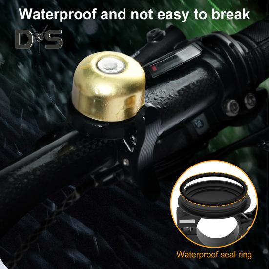 Zvonek na kolo pro držák lokátoru AirTag, lehký a hlasitý zvuk, univerzální horské a silniční kolo, skládací zvonek na řídítka, příslušenství pro jízdní kola