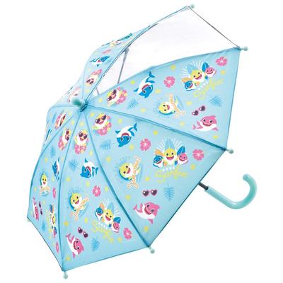 Umbrella 35cm Baby Shark For Years Old Approximately With Transparent Window To Ensure Visibility To Prevent Fingers from Being Pinched 8 Ribs Skater