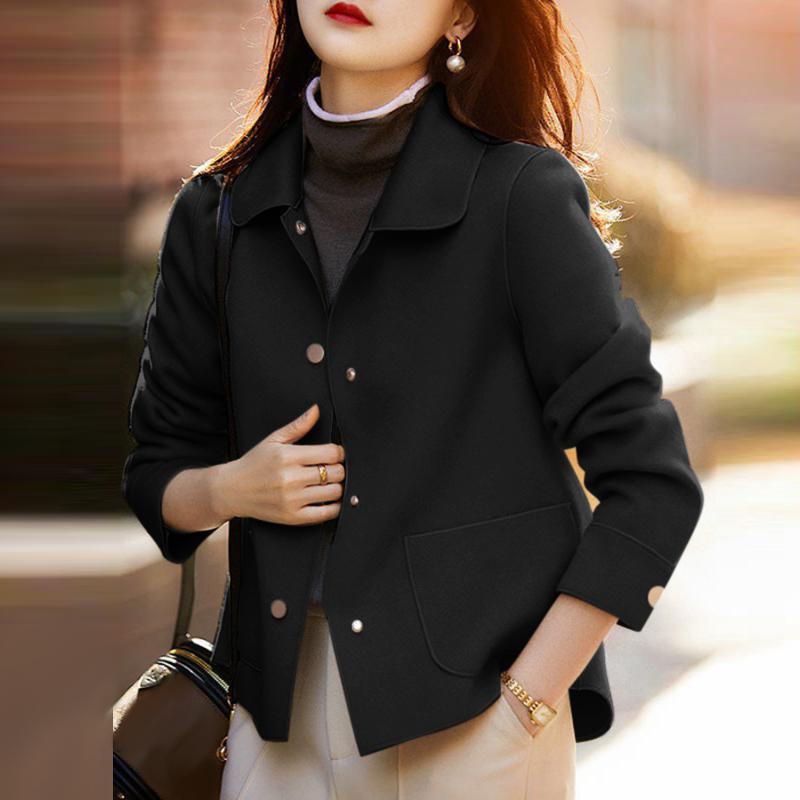 ZANZEA Women Autumn Shirt Collar Long Sleeve Knitted Jackets