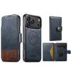 iPhone 17 Pro Max Leather Flip Case: Card Slot, Magnetic, Wireless Charging Stand