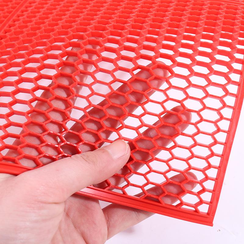 Rutschfeste PVC Hohl Badezimmerbodenmatte - Willkommen Fußmatte & Schwimmbadteppich