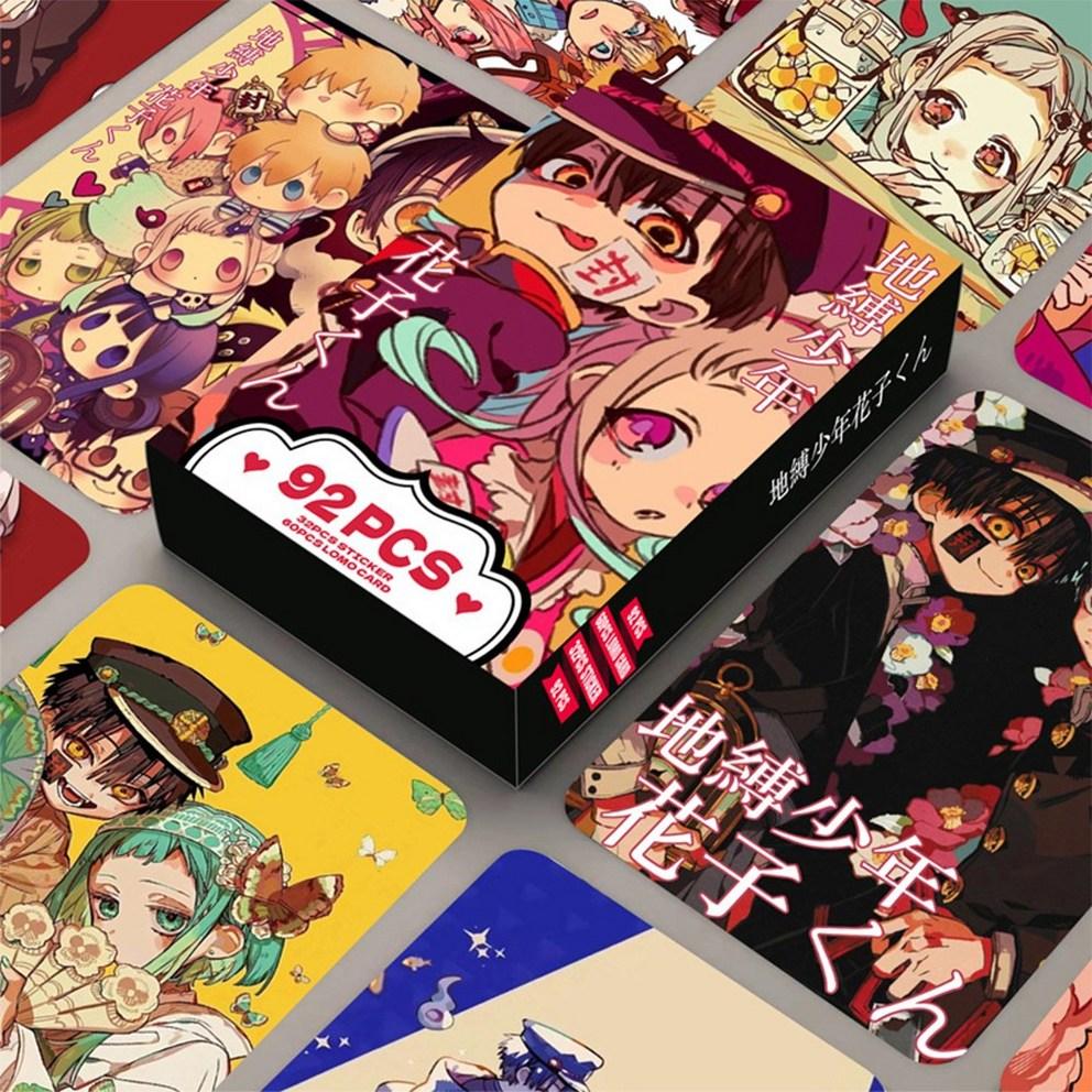 

Jibaku Shounen Hanako-kun Ломо-карточки 60 шт. Наклейки 32 шт. Аниме фотокарточки товары