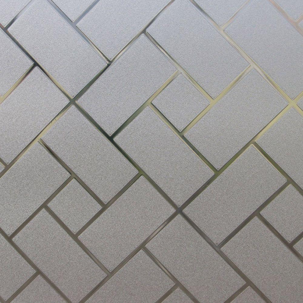 Waterproof Adhesive Privacy Protection Window Stickers Decorative Window Film Glass Cover