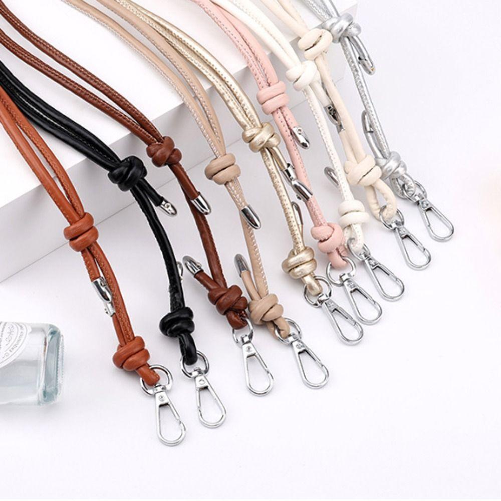 New PU Leather Leather Shoulder Strap Solid Color Adjustable Handbag Belt DIY Replacement Waterproof Bag Strap Women Girls