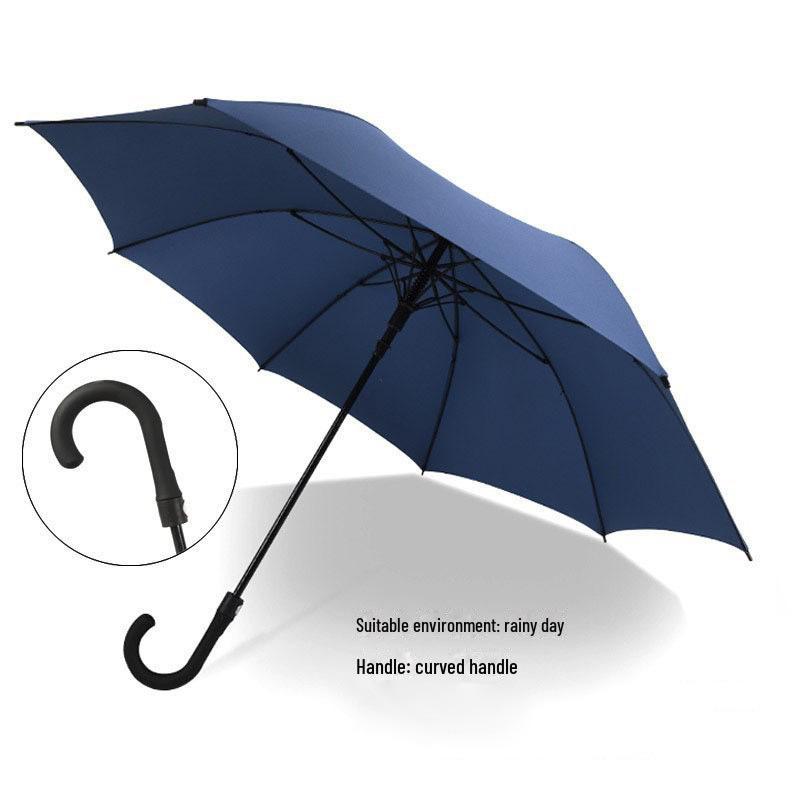 Men's Large Heavy-Duty Long Handle Golf Umbrella with Logo