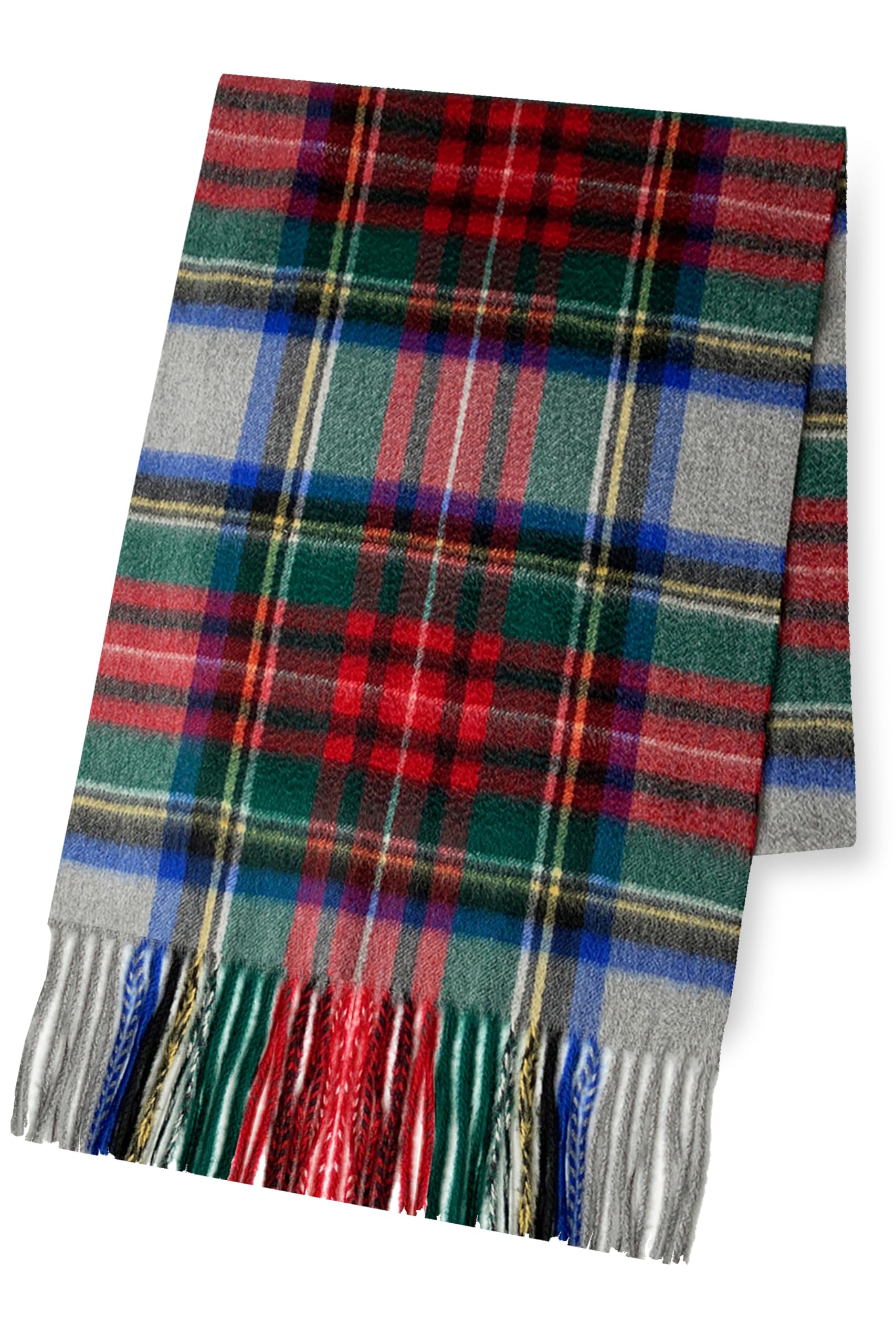 

Премиальный кашемировый шарф Vita Natur, широкий 35 см, узор в клетку, 100% (унисекс) (186см 35см) (Серый Стюарт)