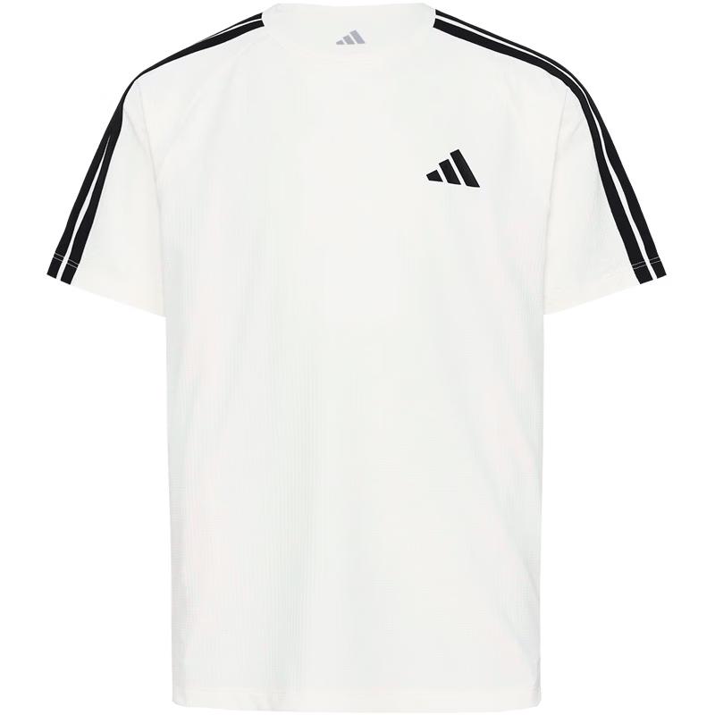 Adidas Girls  Quick-Dry Three-Stripes T-Shirt 128
