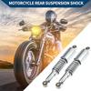 Hihaha Rear Suspension Motorcycle Rear Shock Absorber for Honda CB400ss / Silver, Durable, 1 Pair