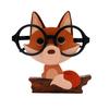 Textured Glasses Display Rack Wooden Burr-free Storage