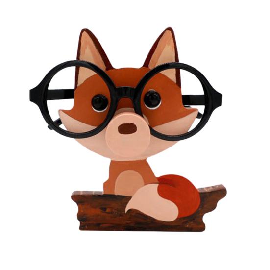 Textured Glasses Display Rack Wooden Burr-free Storage