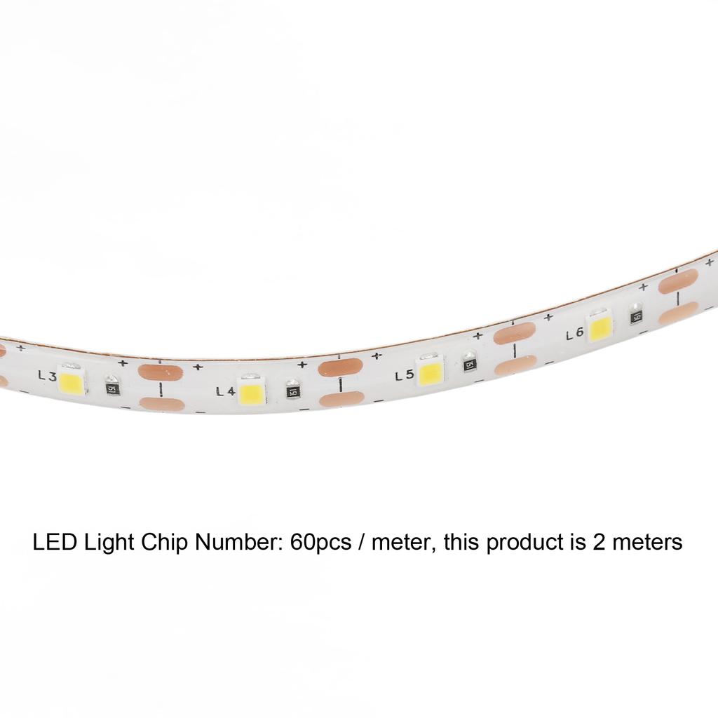 2.2yd Motion Sensor LED Strip Light 3 Brightness Automatic Turn On Motion Activated Bed Light