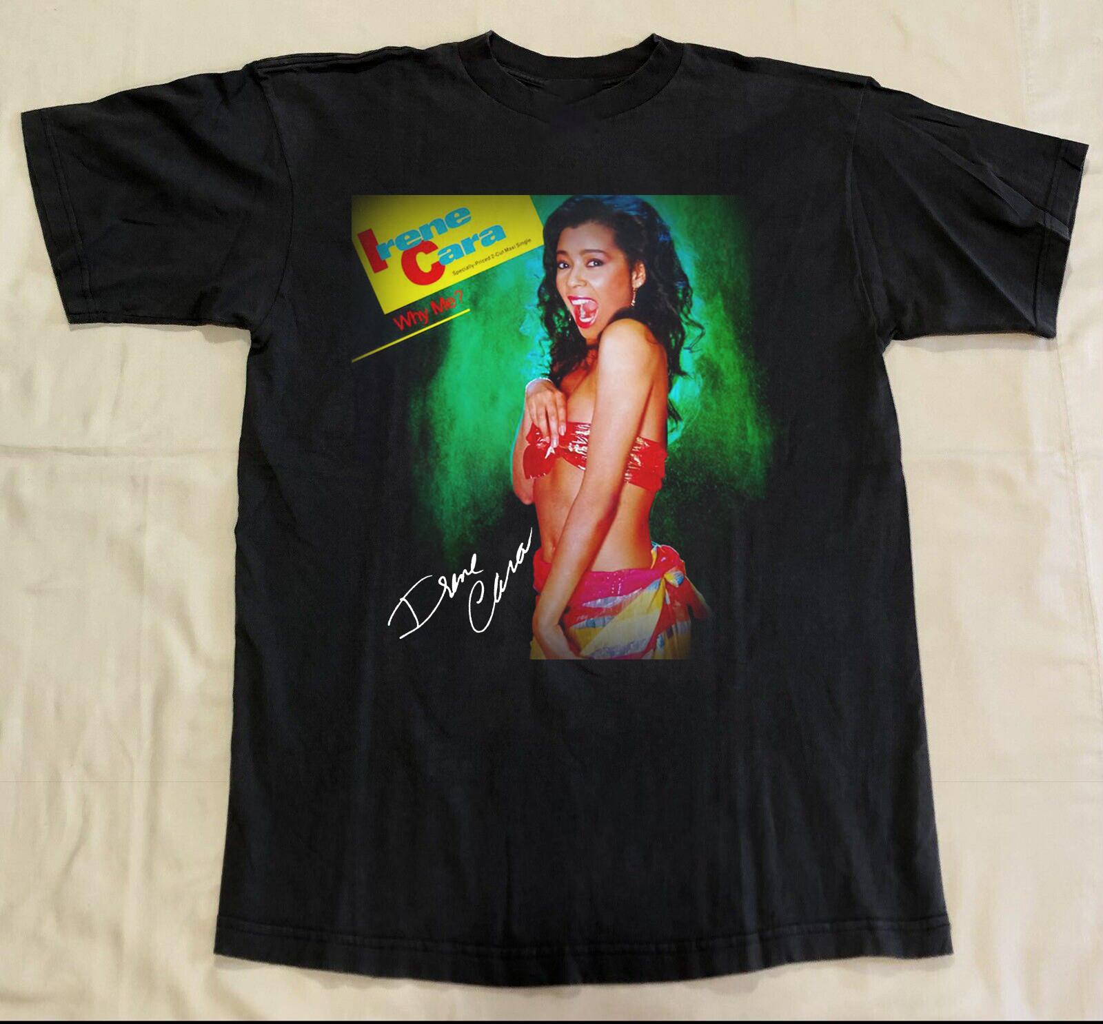 Irene Cara Singer Album Why Me Short Sleeve Unisex T-Shirt All Size GE114 S разноцветный