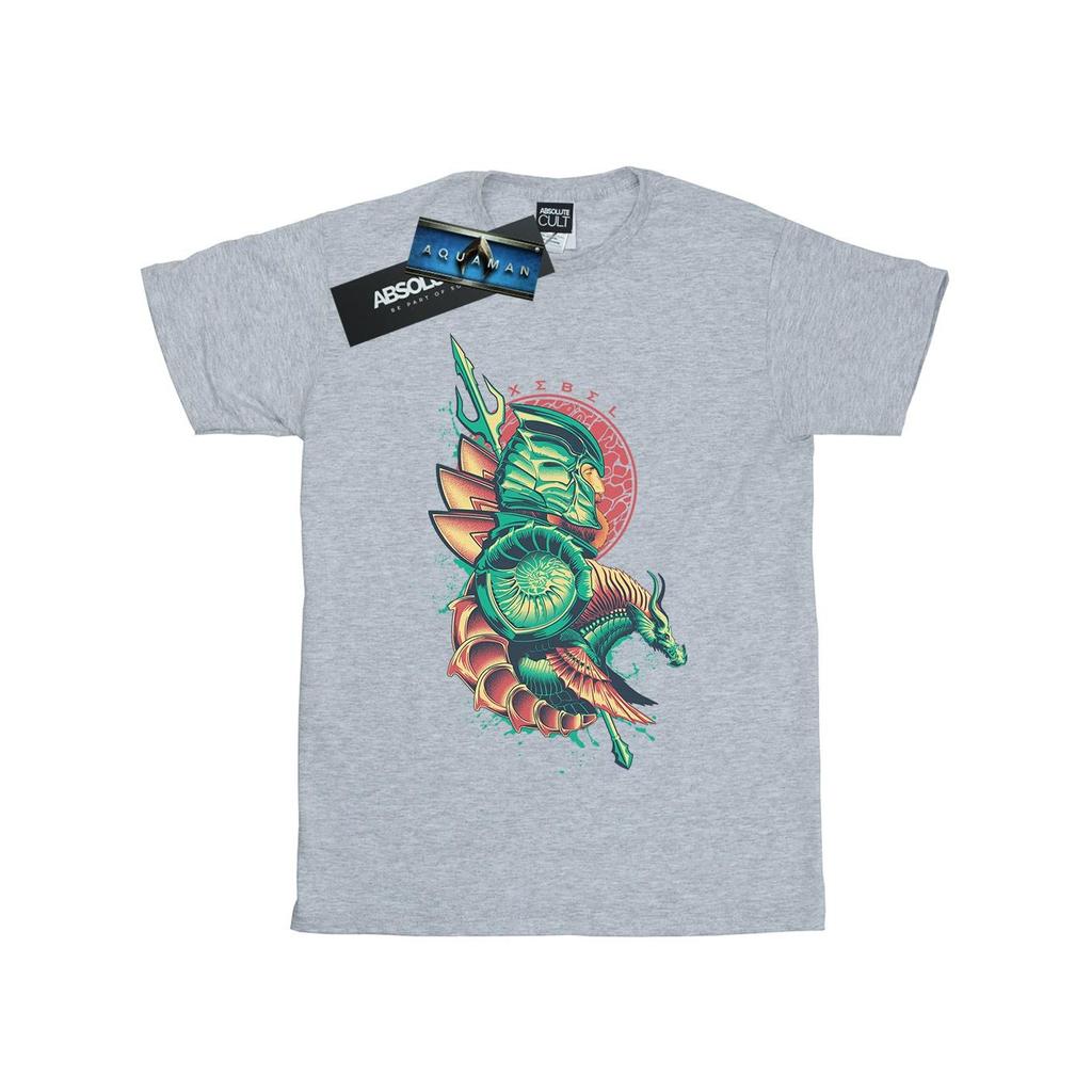 DC Comics Mens Aquaman Xebel Crest T-Shirt