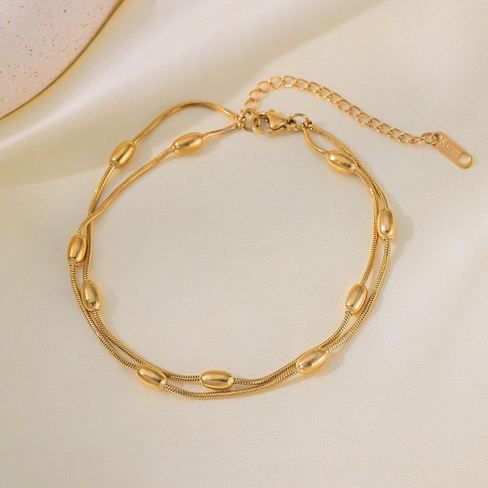 Minimalist Luxury Titanium Steel Necklace Cold Elegant Long Layering Jewelry Durable Colorfast