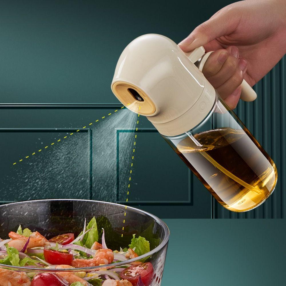 Practical Glass Oil Spray Bottle Food-grade Leak-proof Oil Mister Quantitative Oil Dispensers Kitchen