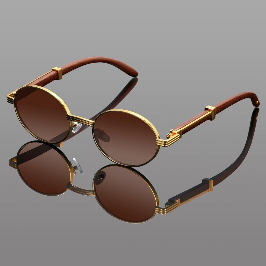 Fashion Oval Sunglasses Men Women Anti Wood Sun Glasses Male Female Classic Small Square Summer Traveling Shades UV400