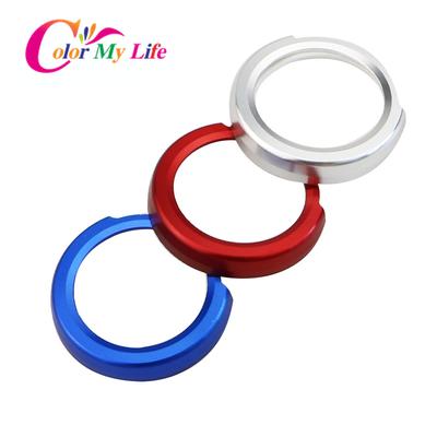 Color My Life Car Engine Start Ignition Key Ring Cover Sticker for BMW X1 F48 F20 F21 F30 F32 F33 F34 F36 F45 F46 1 2 3 4