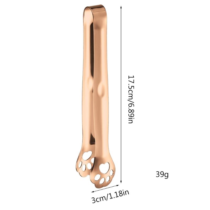 Cat Claw Shape Ice-Cube Tongs Serving Tongs Non-stick Bread Tongs Easy to Clean