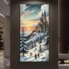 Winter Castle Scenery Diy Diamond Arts For Adults Painting Kits Large Size Landscape Full Drill Mosaic Embroidery Picture