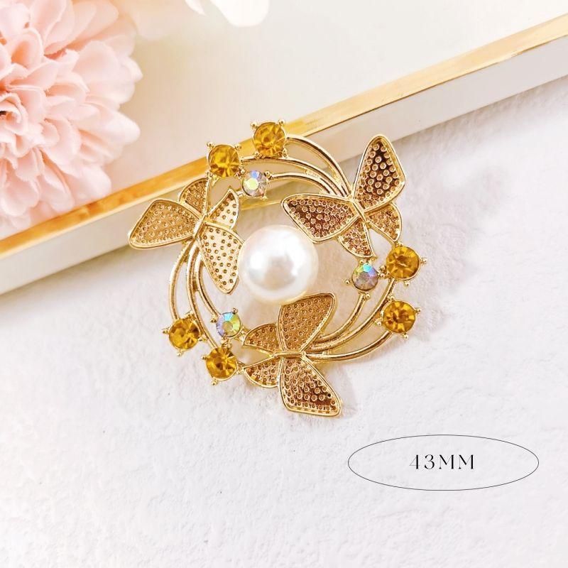 

Брошь-улитка ручной работы DIY, имитация синей бабочки, брошь-булавка Tian-Tsui с донышком из шины, аксессуары из материала для шин A butterfly brooch