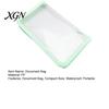 Durable PP File Protector Waterproof A6 Document Bag, Smooth Zipper Pencil Case, Student Case for Campus Transparent Organizer Stationery Receipts And